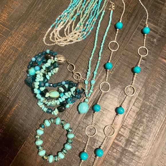 Jewelry Bundle-Turquoise/Blue Set - Picture 2 of 6